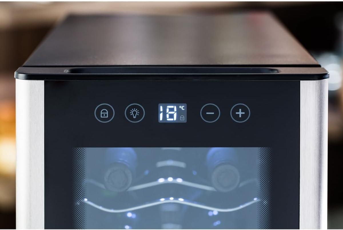 **Produto:** Adega Electrolux 12 Garrafas Uma Porta - Acabamento em Alumínio **Descrição Geral:** A Adega Electrolux para 12 garrafas é uma solução ideal para os amantes de vinho que desejam armazenar suas bebidas de maneira adequada, garantindo a preservação de suas características e sabores. Com um design moderno e sofisticado, ela se destaca pelo acabamento em alumínio, que não só confere um toque estético, mas também resistência e durabilidade. **Características Técnicas:** - **Capacidade:** Armazena até 12 garrafas de vinho. - **Porta:** Uma porta de vidro com tratamento que minimiza a passagem de luz, ajudando a proteger os vinhos da oxidação. - **Acabamento:** Estrutura em alumínio, proporcionando um visual elegante e moderno. - **Controle de Temperatura:** Painel digital com display LED que permite ajustar a temperatura com precisão. A faixa de temperatura pode variar entre 8°C a 18°C, ideal para diferentes tipos de vinho. - **Iluminação Interna:** Luz LED interna que proporciona uma boa visibilidade das garrafas, sem gerar calor excessivo. - **Nível de Ruído:** Operação silenciosa, permitindo que a adega funcione em ambientes residenciais sem causar incômodos. - **Prateleiras:** Prateleiras ajustáveis e projetadas para acomodar garrafas de diferentes tamanhos, otimizando o espaço interno. - **Sistema de Refrigeração:** Tecnologia de resfriamento que garante uma temperatura uniforme em todo o interior da adega. - **Segurança:** Sistema de bloqueio para evitar o acesso não autorizado, garantindo a segurança do seu vinho. **Dimensões e Peso:** - **Dimensões (AxLxP):** Aproximadamente 85 cm x 50 cm x 45 cm (confirmar com o fabricante). - **Peso:** Aproximadamente 25 kg (confirmar com o fabricante). **Benefícios:** - Ideal para quem deseja ter uma seleção de vinhos sempre à mão, em condições ideais. - O design elegante combina com qualquer ambiente, seja na cozinha, sala de jantar ou área de festas. - Funcionalidade e praticidade com o painel digital intuitivo. **Aplicações:** - Residências, restaurantes, vinotecas, ou qualquer espaço que exija um armazenamento adequado para vinhos. **Categoria do Produto:** - Eletrodomésticos / Adegas / Armazenamento de Bebidas **Atributos:** - Tipo de Produto: Adega de Vinhos - Capacidade: 12 Garrafas - Material: Alumínio e Vidro - Tipo de Controle: Digital - Faixa de Temperatura: 8°C a 18°C - Iluminação: LED - Nível de Ruído: Silenciosa - Segurança: Sistema de Bloqueio Esses detalhes e características podem ser utilizados para criar uma ficha de produto completa e informativa para o e-commerce.