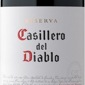 Garrafa de Vinho Tinto Casillero del Diablo Cabernet Sauvignon 750ml Concha y Toro rótulo branco e cápsula vermelha